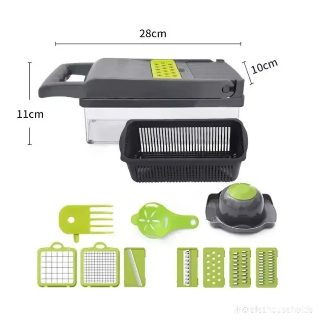 Mandoline trancheuse à légumes 16 en 1